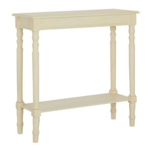 Heritox Winter Melody Wooden Console Table In Antique White