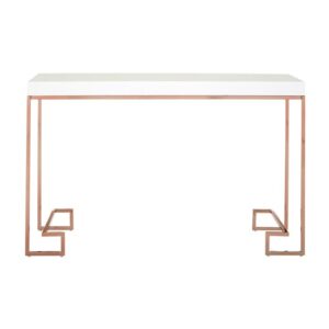 Alluras Console Table With Rose Gold Legs