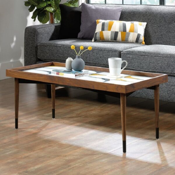 Hamlet Wooden Rectangular Coffee Table In Walnut