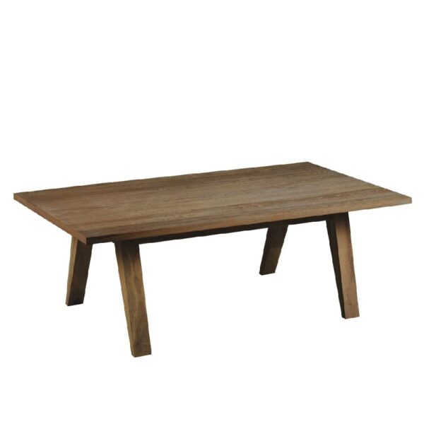 Agnano Wooden Coffee Table Rectangular In Smoked Oak