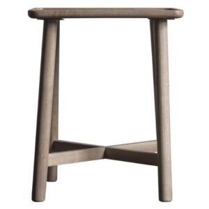 Kinghamia Wooden Square Side Table In Grey