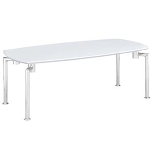 Filia High Gloss Coffee Table In White